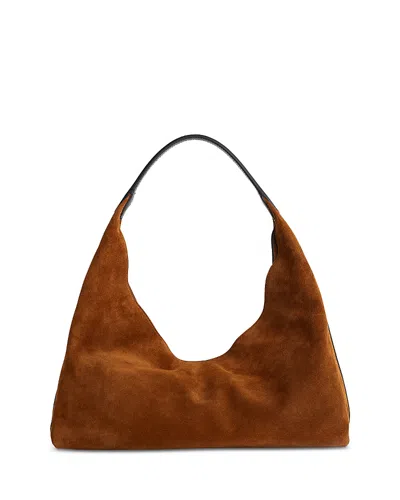 Madewell The Mylie Shoulder Bag In Italian Leather Russet Multi In Brown