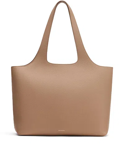 Cuyana System Zipper 16 Laptop Tote In Brown