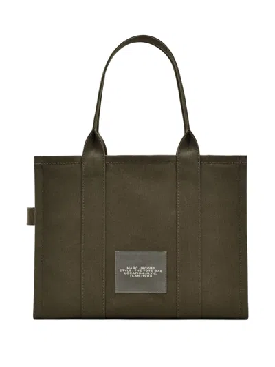 Marc Jacobs Spacious Canvas Tote Bag Design In Green