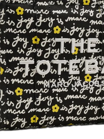 Marc Jacobs The Joy Canvas Medium Tote Bag In Black