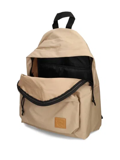 Lacoste Top-handle Logo-patch Backpack In Neutral