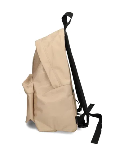 Lacoste Top-handle Logo-patch Backpack In Neutral