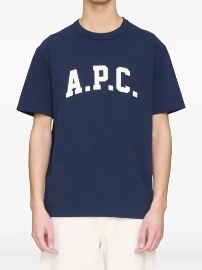 Apc A.p.c. T-shirts And Polos In Blue