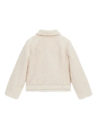 束腰泰迪纹理夹克