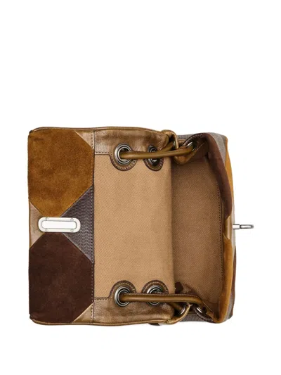 Marc Jacobs Mini The Dual Shoulder Bag In Brown