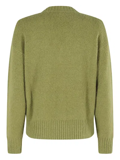 Weekend Max Mara Green Visita Sweater In Green