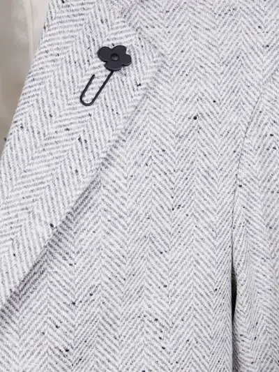 Lardini Men Coat Clothing In Gray
