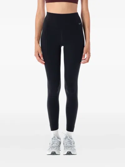 Nike High Waisted Stretch Leggings In Black