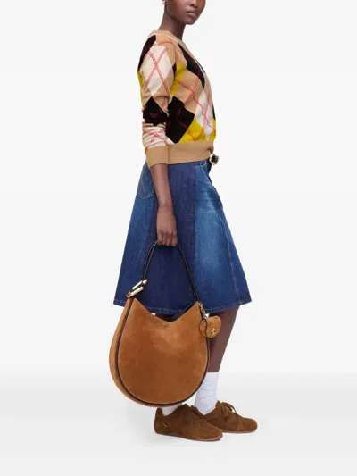 Marc Jacobs Preppy Daisy Argyle Crewneck Joy Yellow Multi In Multi