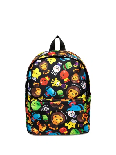 *baby Milo® Store By *a Bathing Ape® Millo 3d Character-print Backpack In Black