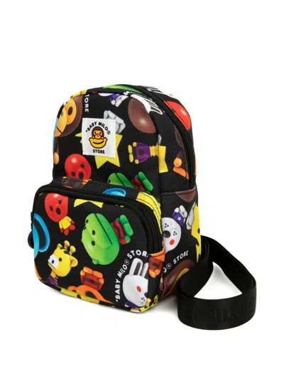 *baby Milo® Store By *a Bathing Ape® Character-print Backpack In Black