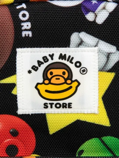 *baby Milo® Store By *a Bathing Ape® Character-print Backpack In Black