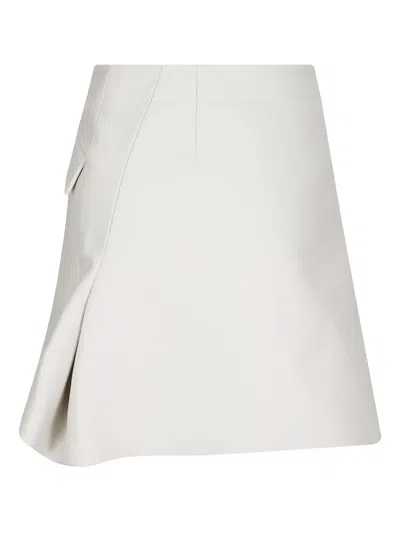 Sacai Wool Insert Shorts Bermuda And Short White In Burgundy