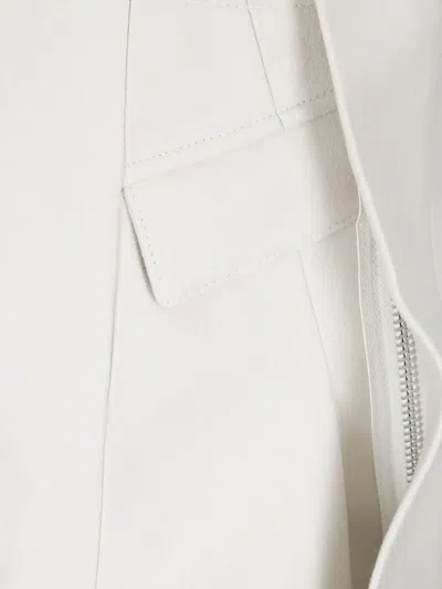 Sacai Wool Insert Shorts Bermuda And Short White In Burgundy