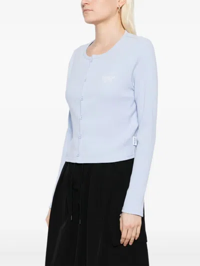 Chocoolate Logo-embroidered Top In Blue