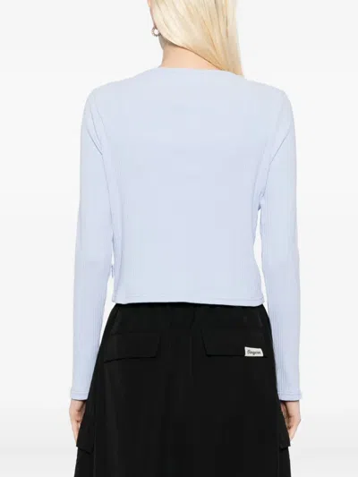 Chocoolate Logo-embroidered Top In Blue