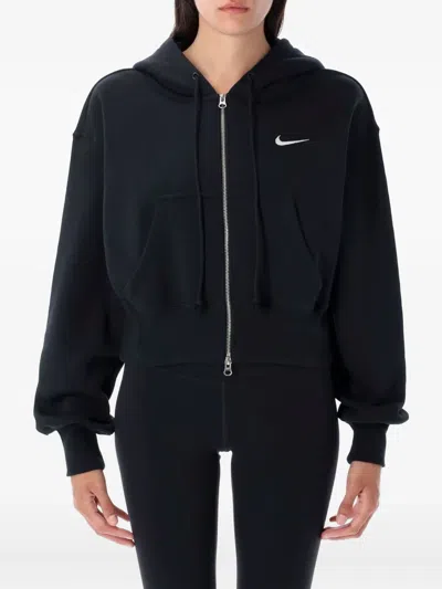 Nike Phoenix Zip-up Hoodie In Black