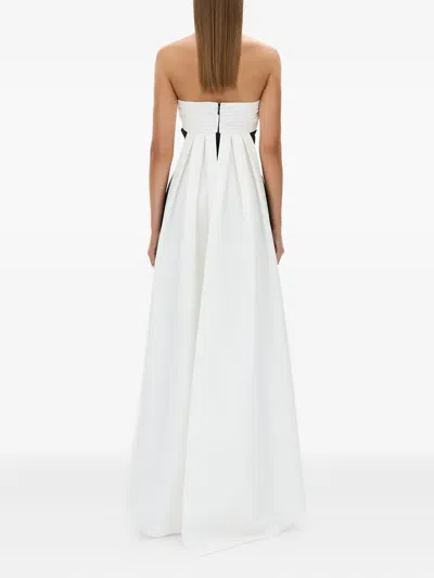 Rachel Gilbert Odette Strapless Gown In Black