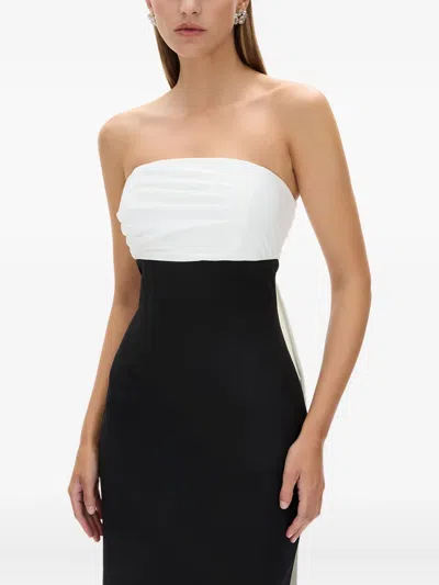 Rachel Gilbert Odette Strapless Gown In Black