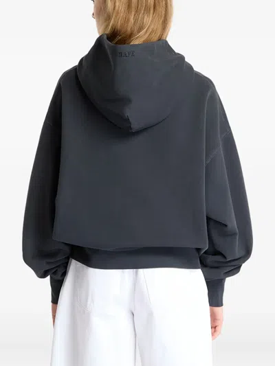 A Bathing Ape Pigment Dyed One Point Hoodie In Black