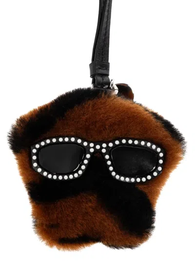 人造皮草包袋吊饰