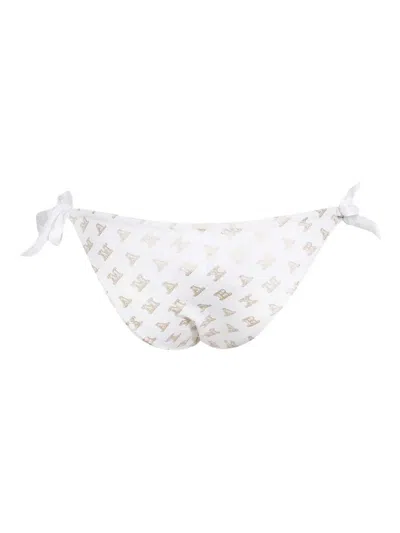 Max Mara Beachwear Samira White Bikini Bottom In White