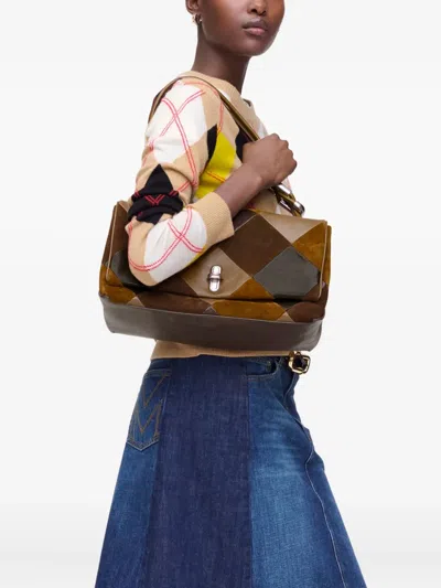 Marc Jacobs Large Rectangular Shoulder Bag Handles In Multi