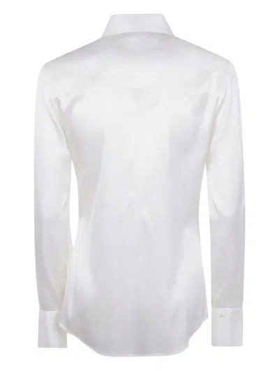 Drhope Long-sleeve Collared Shirt In White