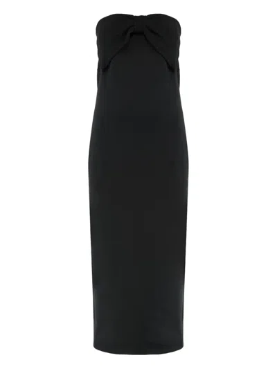 Chloé A Medium-length Dress With Bare Shoulders In Black