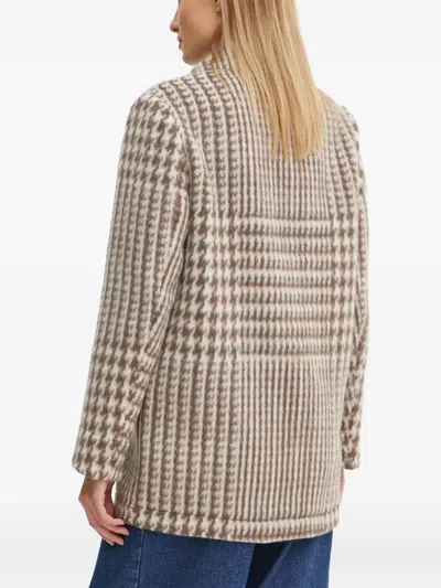 千鸟格纹西装夹克