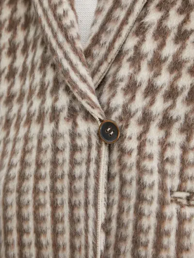 千鸟格纹西装夹克