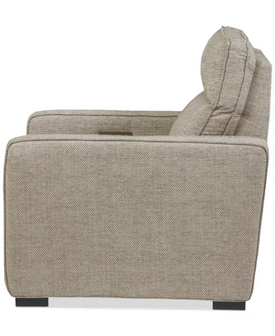 Macy's Miren Fabric Power-motion Recliner, Exclusively At  In Brown