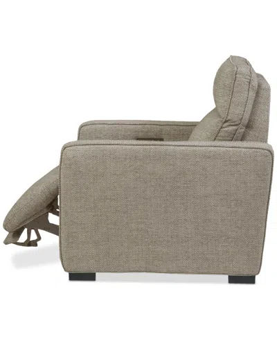 Macy's Miren Fabric Power-motion Recliner, Exclusively At  In Brown