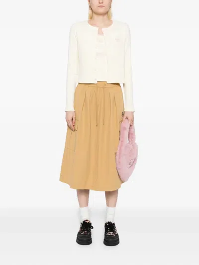 Chocoolate Logo-embroidered Top In Neutral