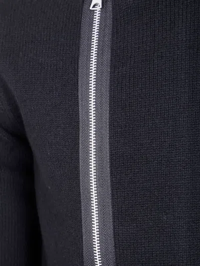 Sacai Knit Blouson Clothing In Black