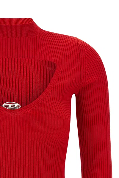 Diesel M-olina Formula Red Jersey In Red