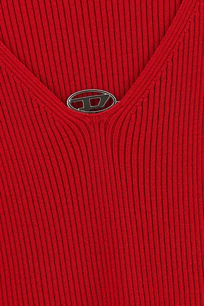 Diesel M-olina Formula Red Jersey In Red