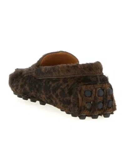 Tod's Moccasin "gommino Macro" In Black