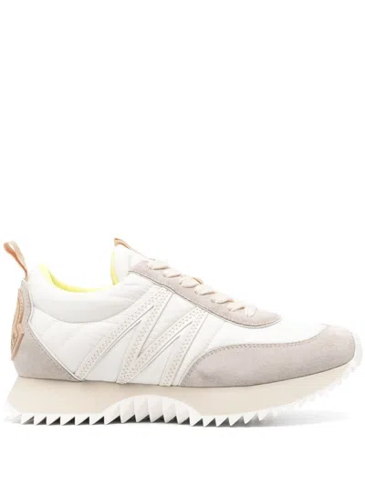 Moncler Pacey Sneakers In Nylon And Suede Leather.