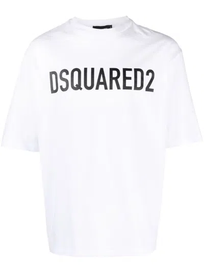 Dsquared2 Dsquared Man T-shirt In White