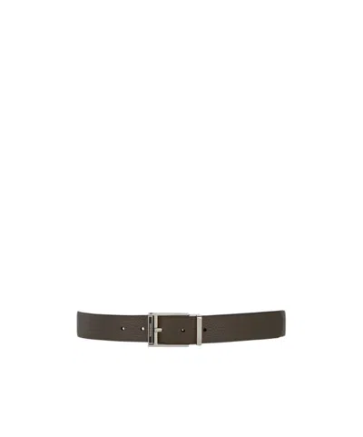 Ferragamo Reversible And Adjustable Belt In Brown