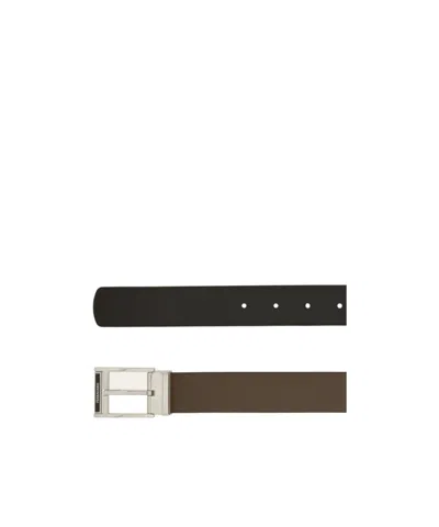 Ferragamo Reversible And Adjustable Belt In Brown