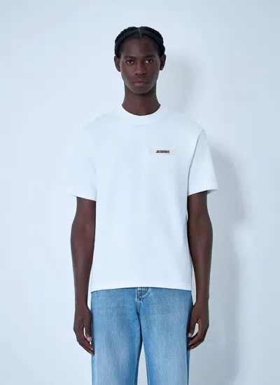 Jacquemus Le T-shirt Gros Grain T-shirt In Blue