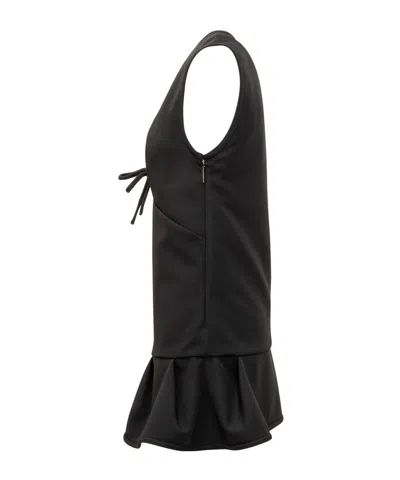 Msgm Vestido Midi - Negro In Black