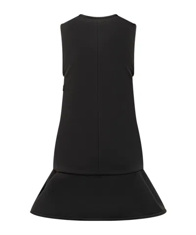 Msgm Vestido Midi - Negro In Black