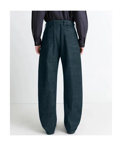 Lemaire Adjustable-strap Jeans In Blue