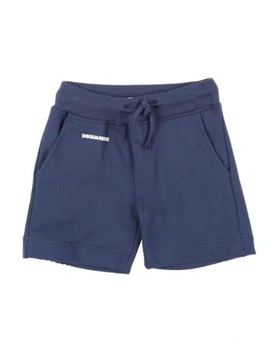 Dsquared2 Toddler Boy Shorts & Bermuda Shorts Midnight Blue Size 6 Cotton In Blue