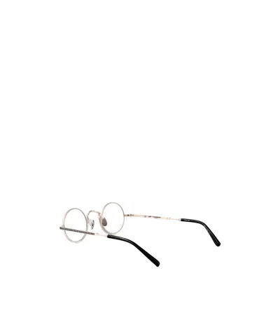 Matsuda Circular Plain Mirror In Metallic