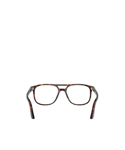 Persol Greta Pilot-frame Glasses In Brown