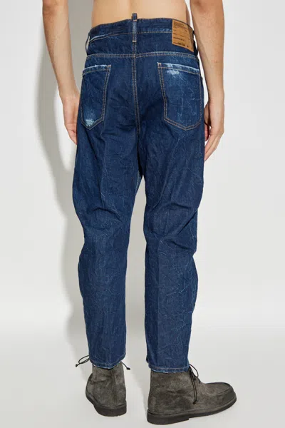 Dsquared2 Distressed Five-pockets Jeans In Blue